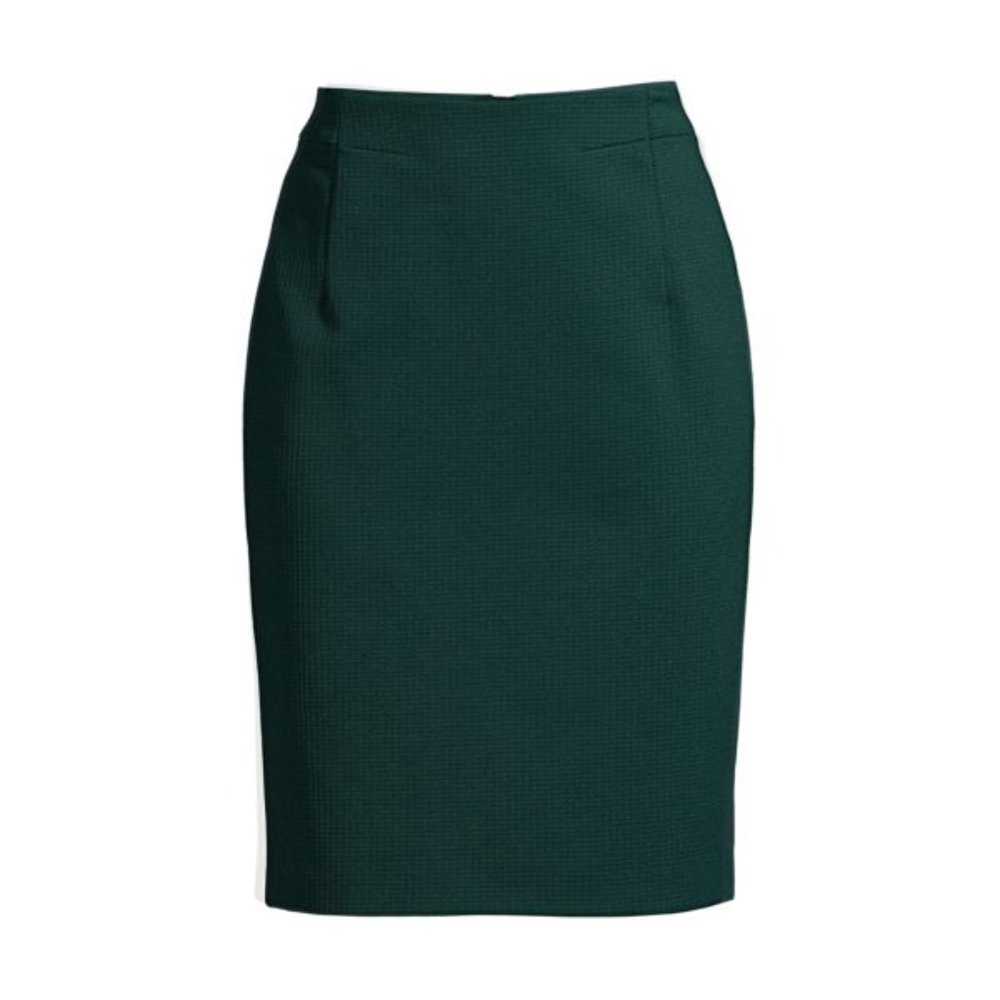 Hugo Boss Vaxine Structured Jersey Houndstooth Pencil Skirt - Picture 4 of 4